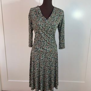 Brown multi color Soprano dress
